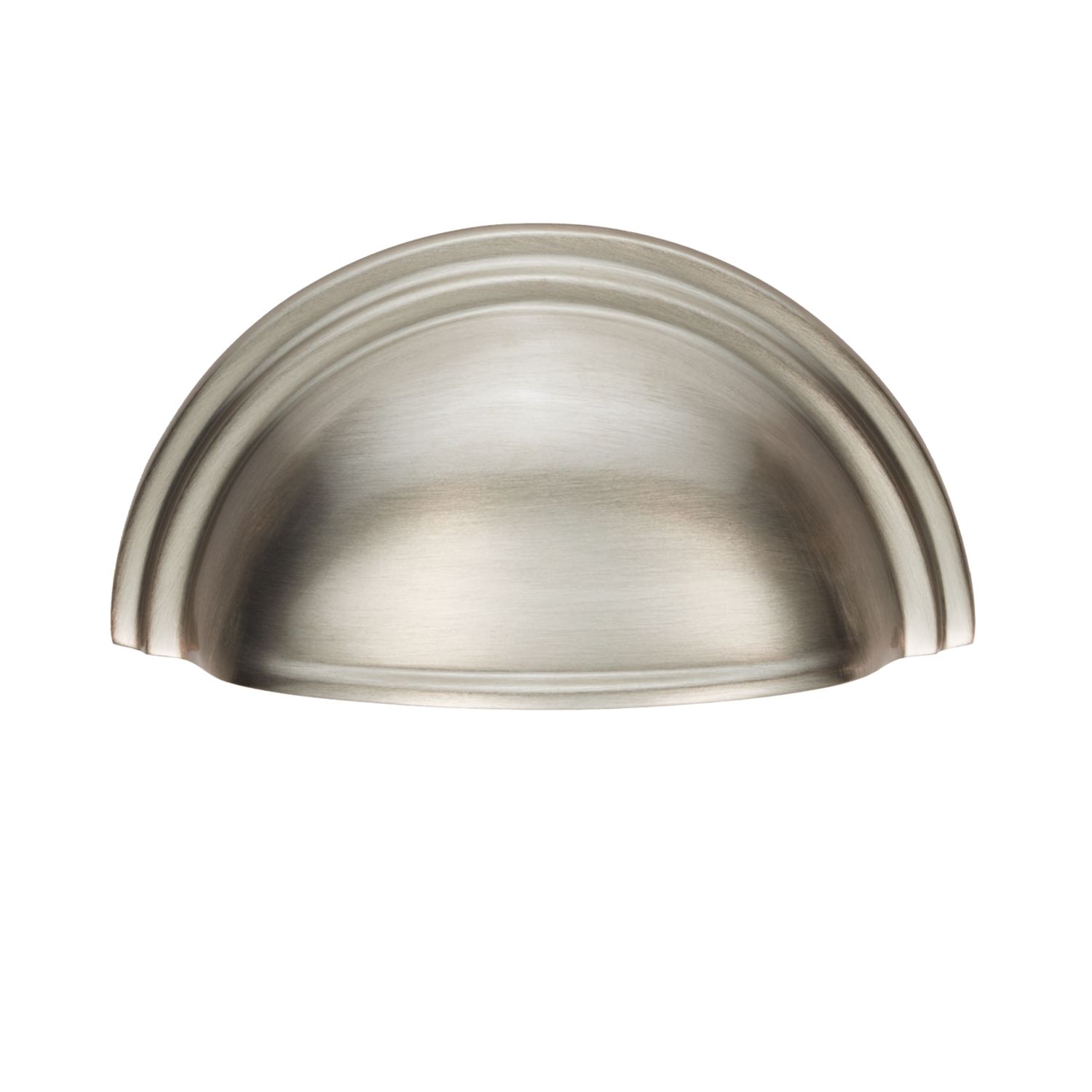 Carlisle Brass Victorian Cupboard Cup Pull Handle 92mm Satin Nickel (5819P)