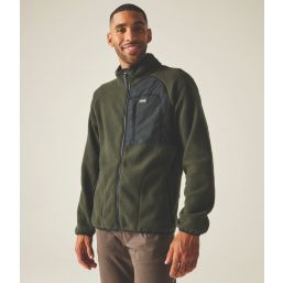 Regatta Frankie Borg Fleece Dark Khaki Medium 44.8" Chest