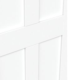 Green & Taylor Victorian Satin Painted White Wooden Shaker Internal Fully-Finished Door 1981mm x 686mm