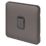 Schneider Electric Lisse Deco 20AX 1-Gang DP Control Switch Mocha Bronze  with Black Inserts
