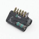 Wera Bit-Check 1/4" Hex Shank Mixed Wood Extra-Hard Torsion Screwdriver Bit Set 12 Pieces