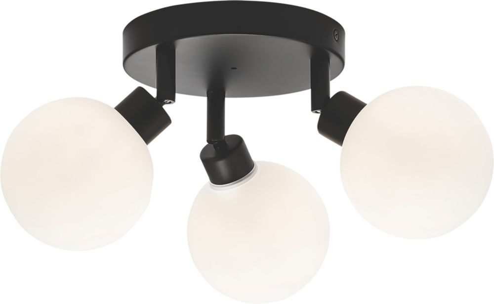 Knightsbridge Round 3Light Triple G9 Wall & Ceiling Spotlight Matt