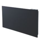 Blyss Saris Wall-Mounted Panel Heater Dark Grey 1500W - Screwfix