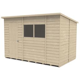 Forest  10' x 6' (Nominal) Pent Overlap Timber Shed