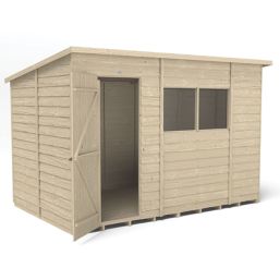 Forest  10' x 6' (Nominal) Pent Overlap Timber Shed