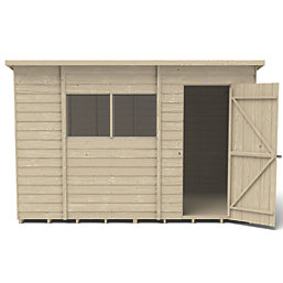 Forest  10' x 6' (Nominal) Pent Overlap Timber Shed