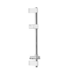 Triton Corner Riser Rail White/Chrome 530mm - Screwfix