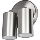 Luceco  Outdoor LED Decorative Wall Light  Stainless Steel 8W 500lm