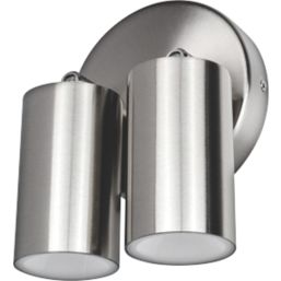 Luceco  Outdoor LED Decorative Wall Light  Stainless Steel 8W 500lm
