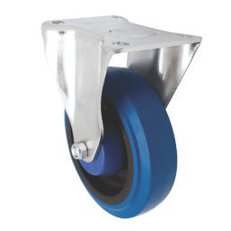 Essentials Heavy Duty Fixed Castor 125mm Blue