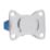Essentials Heavy Duty Fixed Castor 125mm Blue
