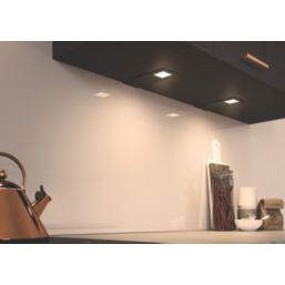 Sensio Astro Pro Rectangular LED Under Cabinet Lights Black 9.6W 240-270lm 2 Pack