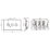 Knightsbridge  3-Gang 2-Way LED Intelligent Dimmer Switch  Matt Black