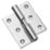 Smith & Locke Polished Chrome  Rising Butt Hinges LH 75mm x 70.6mm 2 Pack