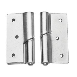 Smith & Locke Polished Chrome  Rising Butt Hinges LH 75mm x 70.6mm 2 Pack