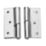 Smith & Locke Polished Chrome  Rising Butt Hinges LH 75mm x 70.6mm 2 Pack