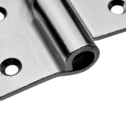 Smith & Locke Polished Chrome  Rising Butt Hinges LH 75mm x 70.6mm 2 Pack