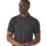 Regatta Navigate Short Sleeve Polo Shirt Black/Orange Pop 2X Large 47" Chest