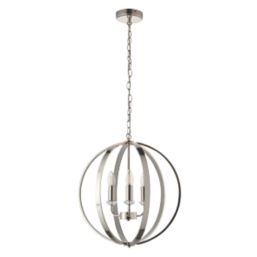 Quay Design Spirit Ceiling Pendant Bright Nickel