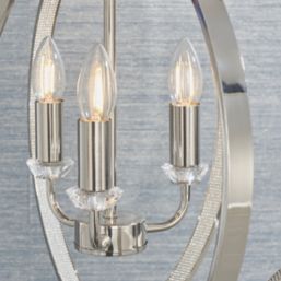 Quay Design Spirit Ceiling Pendant Bright Nickel