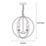 Quay Design Spirit Ceiling Pendant Bright Nickel