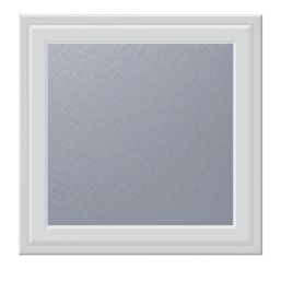 Crystal  Top Opening Obscure Double-Glazed Casement White uPVC Window  610mm x 610mm