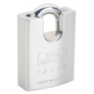 Burg-Wachter Delta     Solid Steel Padlock Silver 60mm