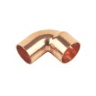 Flomasta  Copper End Feed Equal 90° Street Elbows 15mm 2 Pack