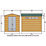 Shire Security 8' x 6' (Nominal) Apex Shiplap T&G Timber Shed