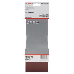 Bosch X440 80 Grit Multi-Material Sanding Belts 610mm x 100mm 3 Pack