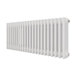 Azur 400mm x 1010mm 3033BTU White Horizontal 3 Column Radiator