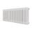 Azur 400mm x 1010mm 3033BTU White Horizontal 3 Column Radiator