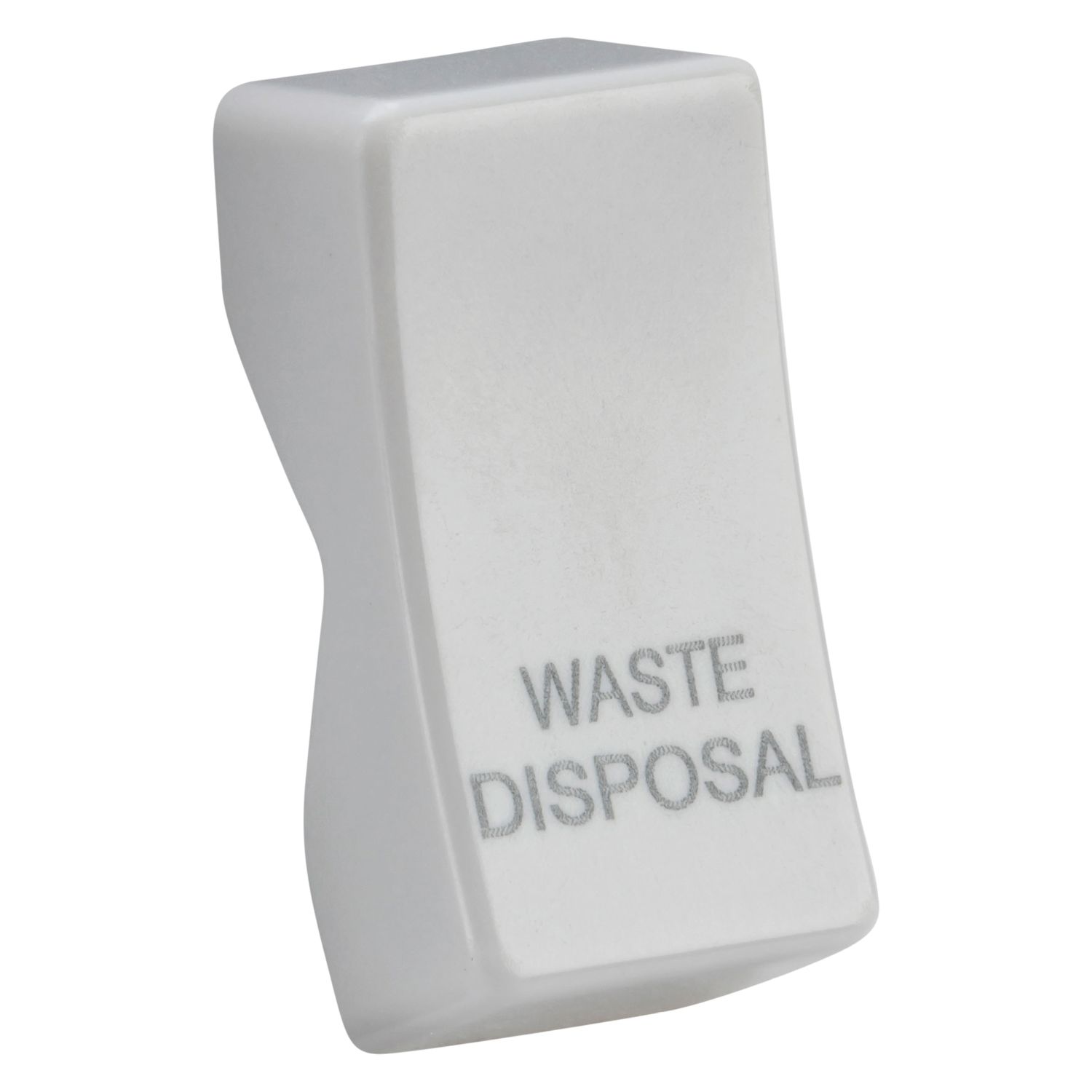 Knightsbridge 'WASTE DISPOSAL' Switch Cover White (582CR)