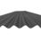 Corrugated Bitumen Roofing Sheets Black 2000mm x 2.2mm x 930mm 5 Pack