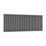 Reina Elips Single 600mm x 1440mm 3770BTU Anthracite Horizontal Designer Radiator