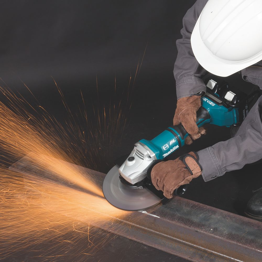 Makita DGA900Z 36V Li Ion LXT 9 Brushless Cordless Angle Grinder Bare Screwfix