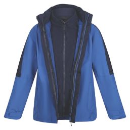 Regatta Defender III  3-in-1 Waterproof Jacket Royal Blue/Navy Large 50" Chest