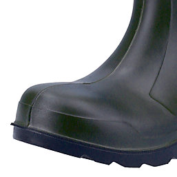 Dunlop Purofort Professional   Safety Wellies Green Size 7