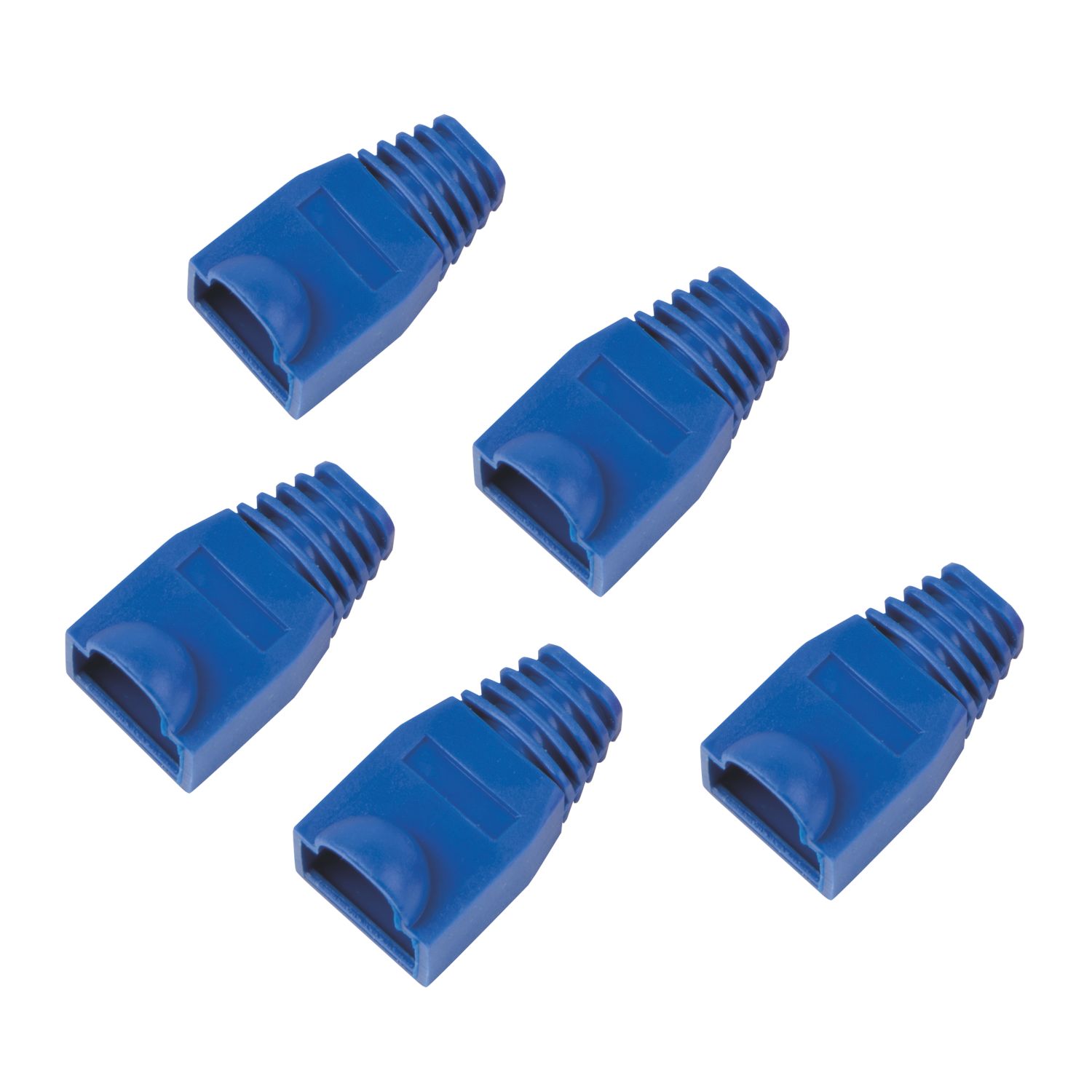 Labgear RJ45 PVC Boots 8mm Blue 5 Pack (582KM)