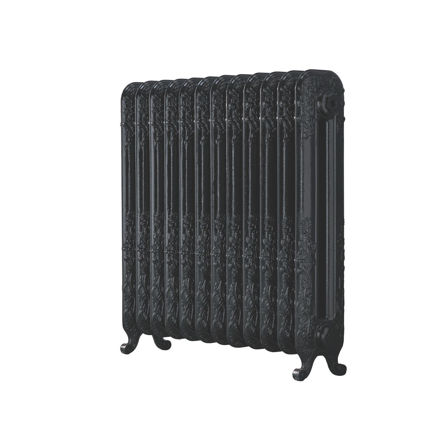 Arroll 794mm x 814mm 4260BTU Black Cast Iron 2 Column Radiator (582KY)