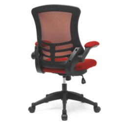 Nautilus Designs Luna Medium Back Task/Operator Chair Red