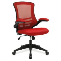 Nautilus Designs Luna Medium Back Task/Operator Chair Red