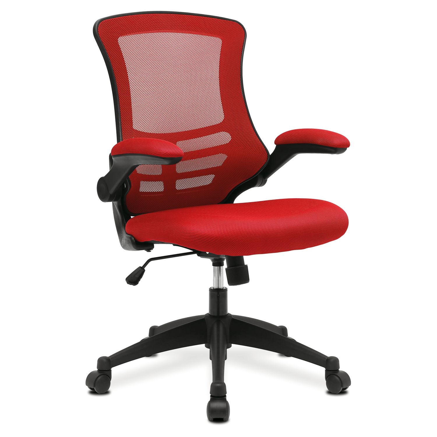 Nautilus Designs Luna Medium Back Task/Operator Chair Red (582PK)