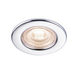 Saxby CosmosEco V3 Fixed  Fire Rated LED Recessed Downlight Chrome 6W 500lm