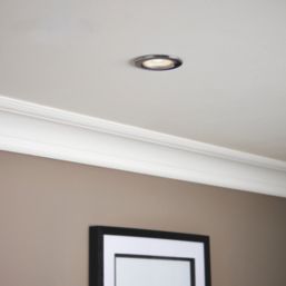 Saxby CosmosEco V3 Fixed  Fire Rated LED Recessed Downlight Chrome 6W 500lm