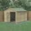 Forest Beckwood 8' x 11' 6" (Nominal) Apex Shiplap Timber Shed with Base