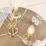 Quay Design Polaris 3-Light Pendant Brass Effect