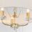 Quay Design Polaris 3-Light Pendant Brass Effect