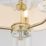 Quay Design Polaris 3-Light Pendant Brass Effect