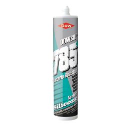 Dow 785+ Bacteria Resistant Sanitary Silicone White 310ml